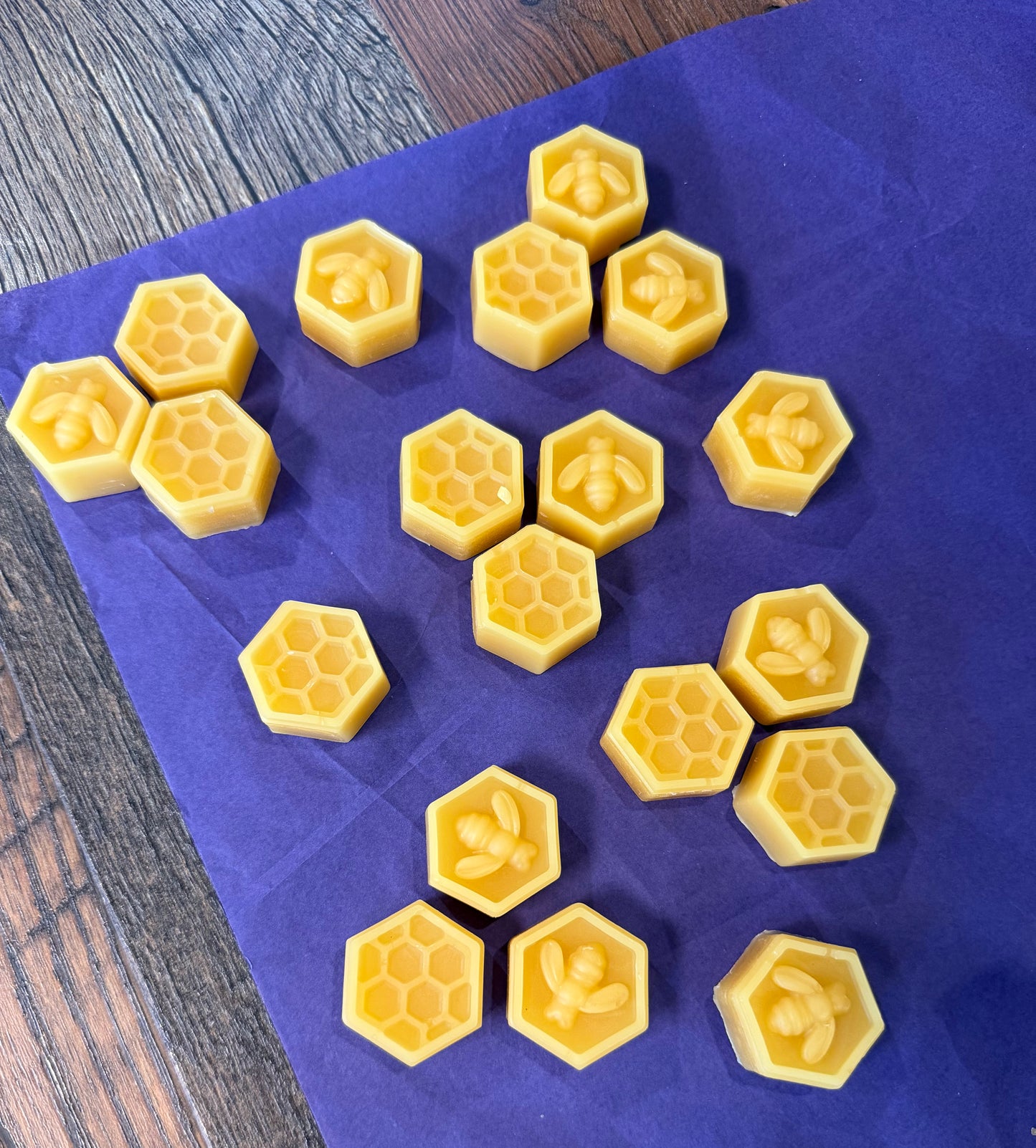 NBS Pure Beeswax Mini-Hex Melts 0.3oz.