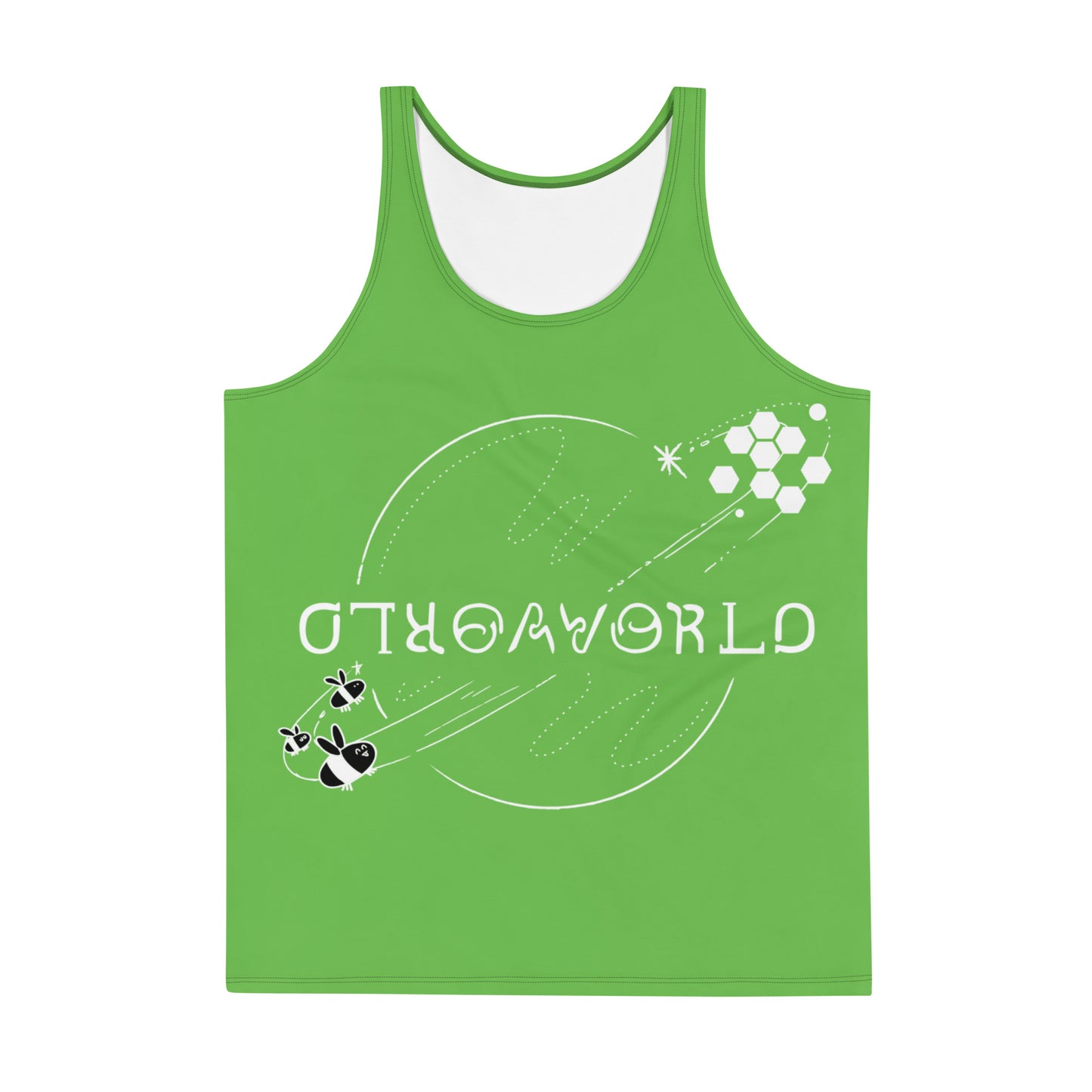 OTHERWORLD GREEN Unisex Tank Top