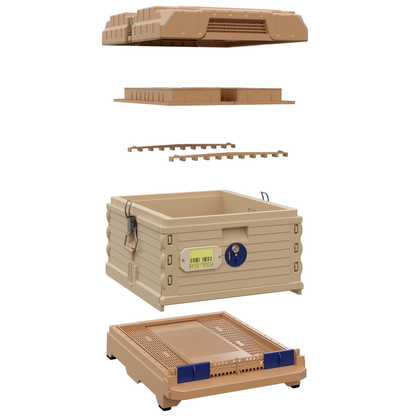 Ergo Insulated Single Brood Box Beehive Set (NBS)