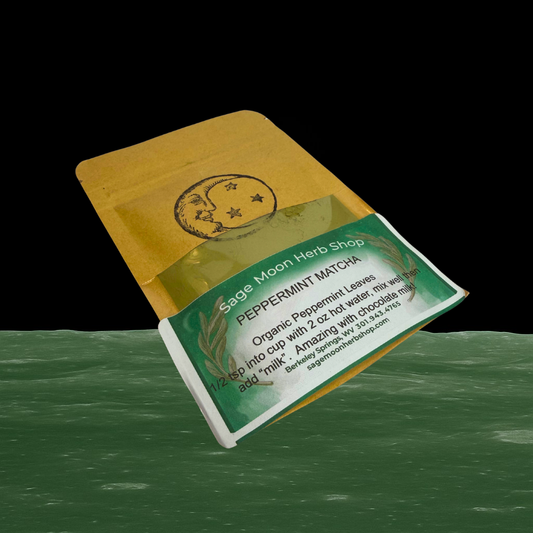 Peppermint Matcha- Herbal Tea Blend