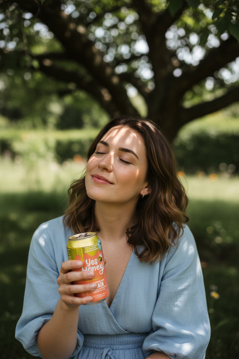 Sparkling Honey Sweetened Peach Tea Case
