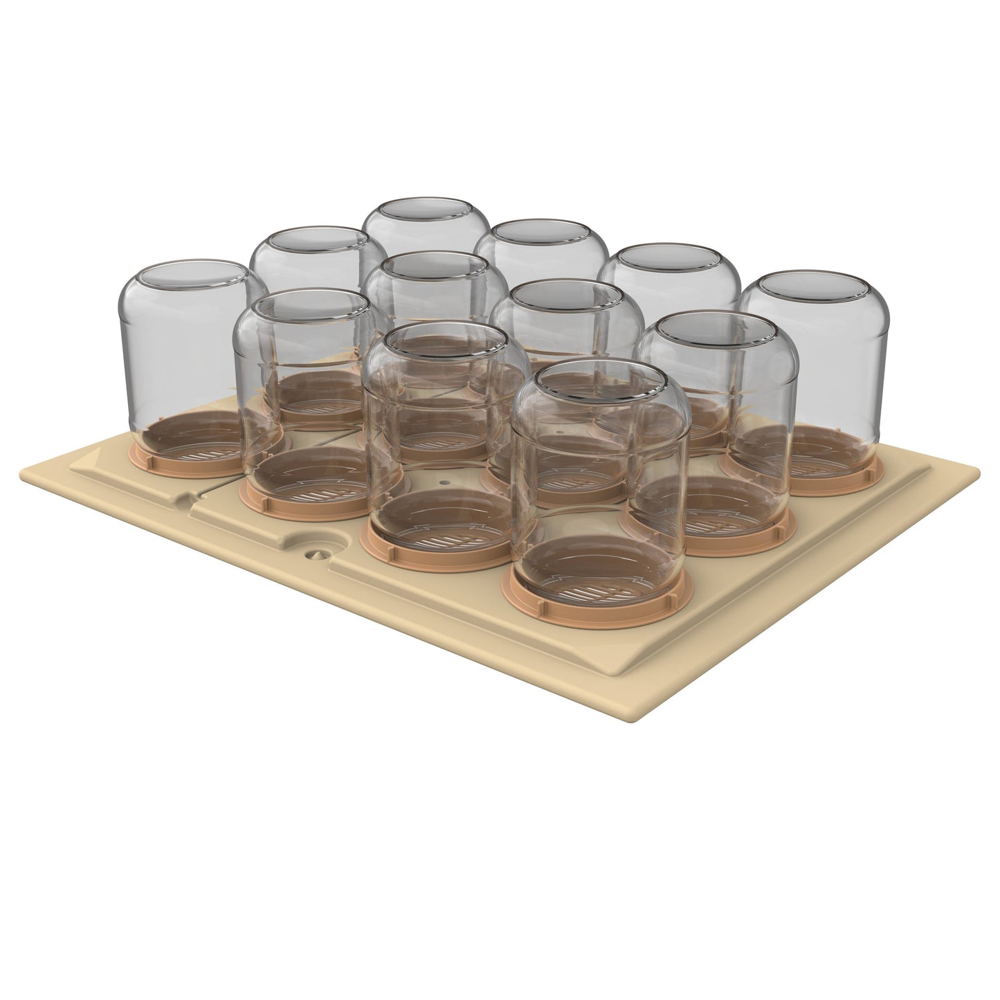 Apimaye Comb Honey Jar Adapter for 10 Frame Hives