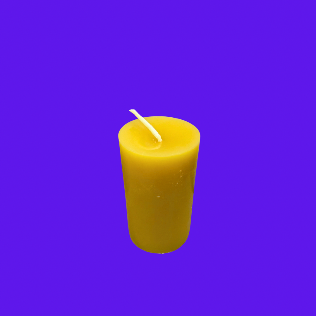 Pure Beeswax Smooth Pillar Candle