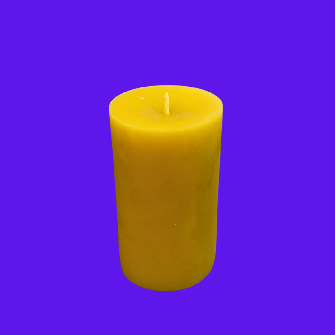 Pure Beeswax Smooth Pillar Candle