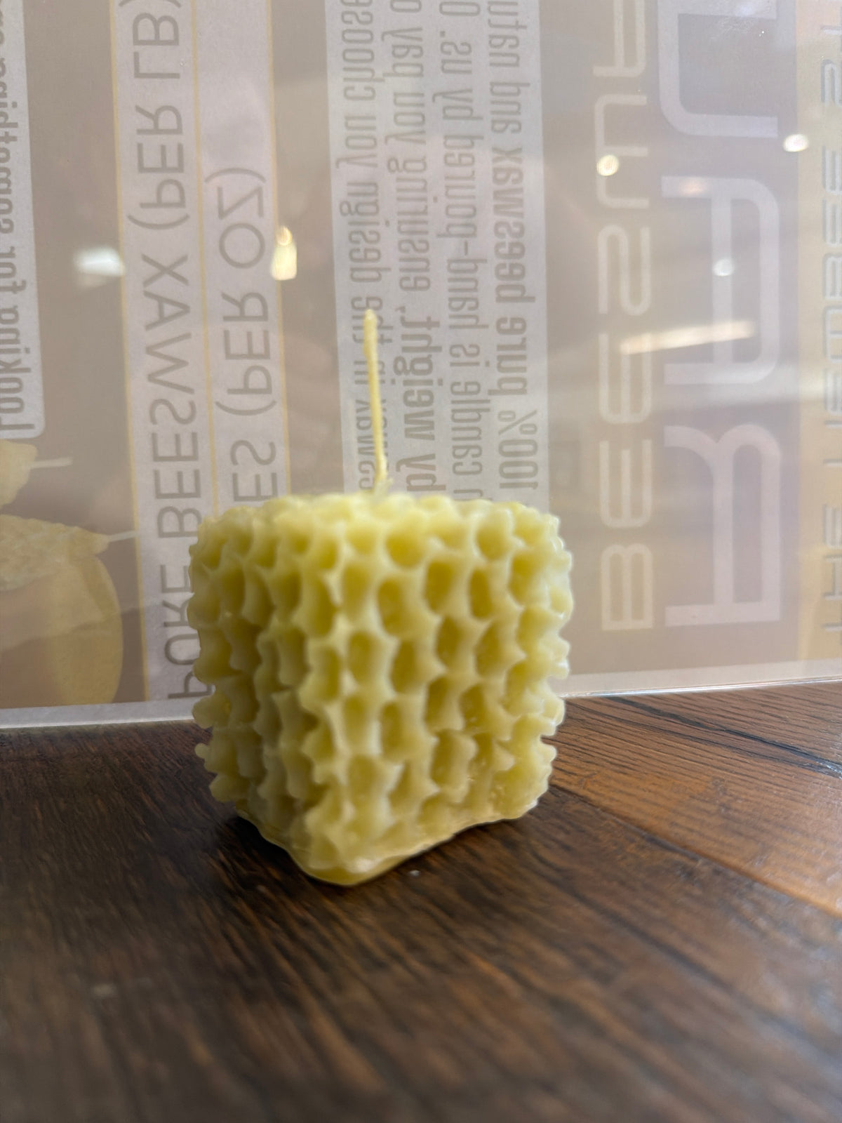 MB Pure Beeswax Candle Custom Shape 2.8oz