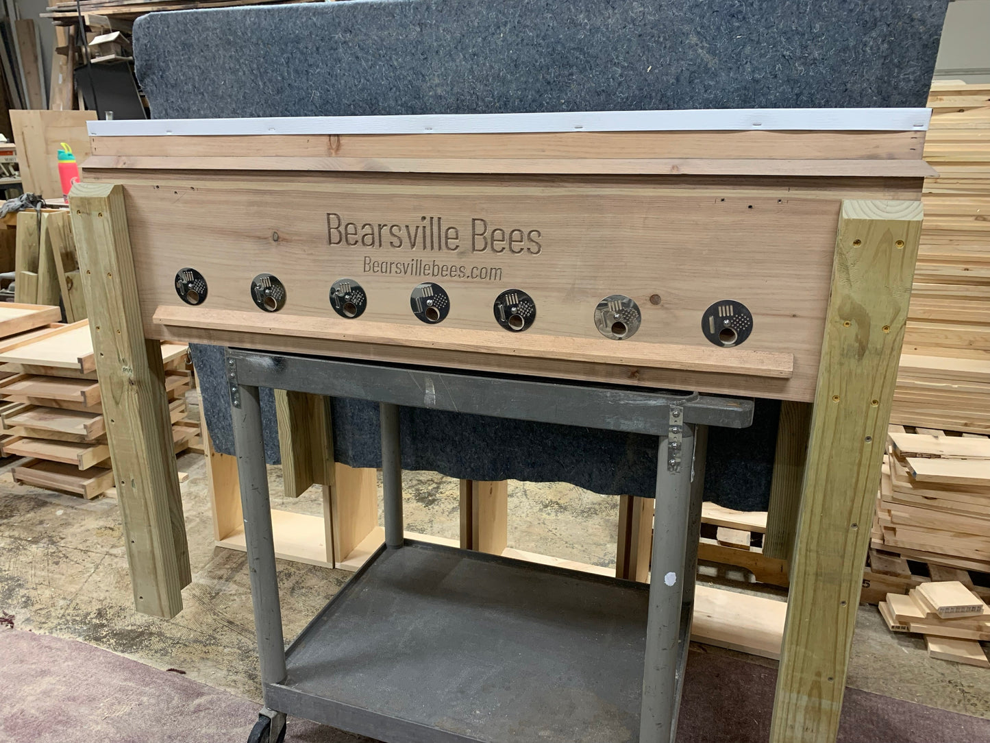 Bearsville Bees Insulated Long Langstroth SUPER Hive