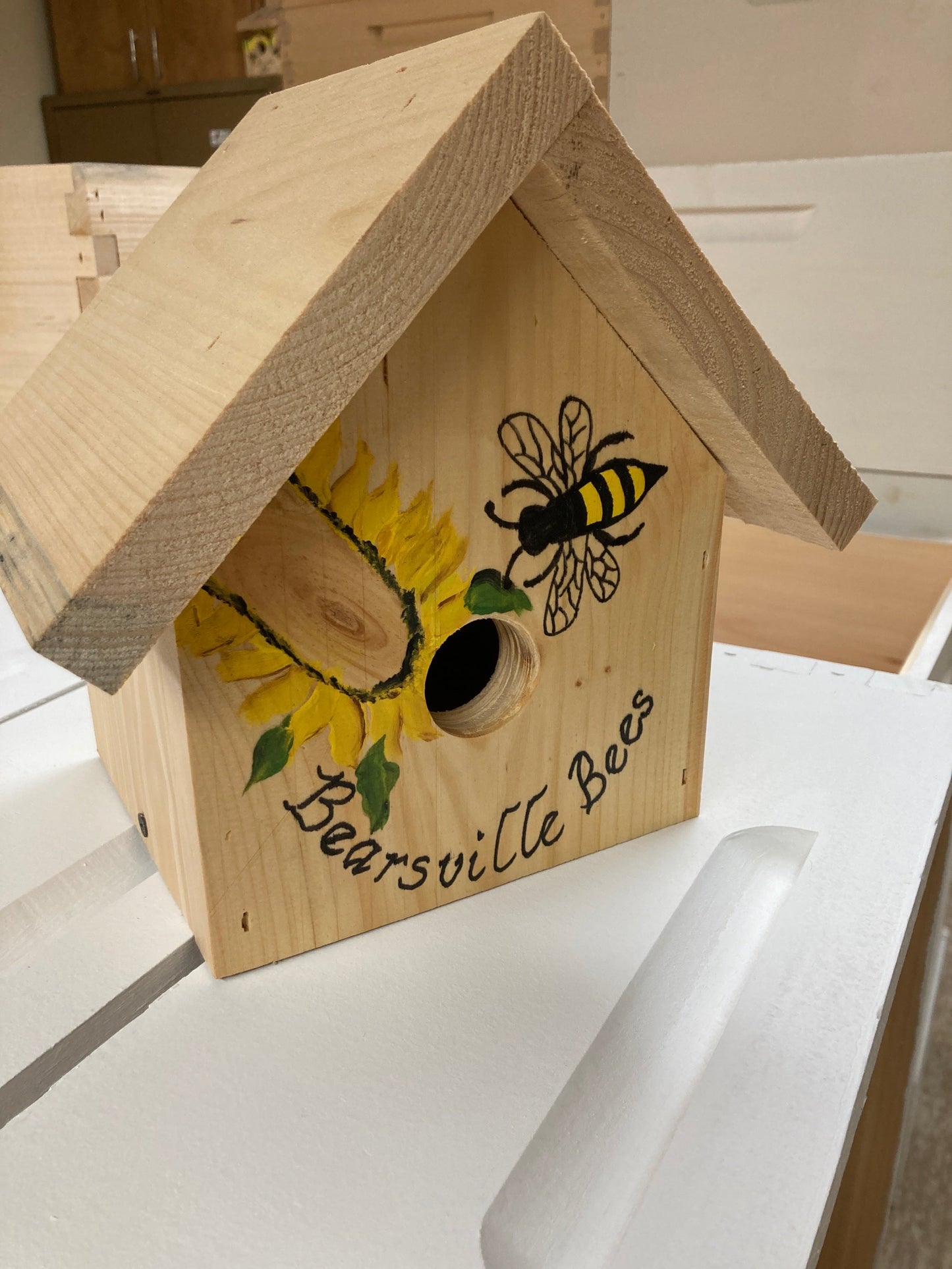 Birdhouse - painted w/colors