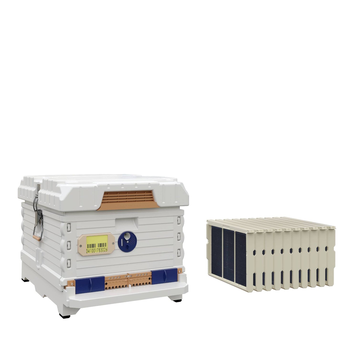 Ergo Insulated White Single Brood Box Beehive Set (NBS)