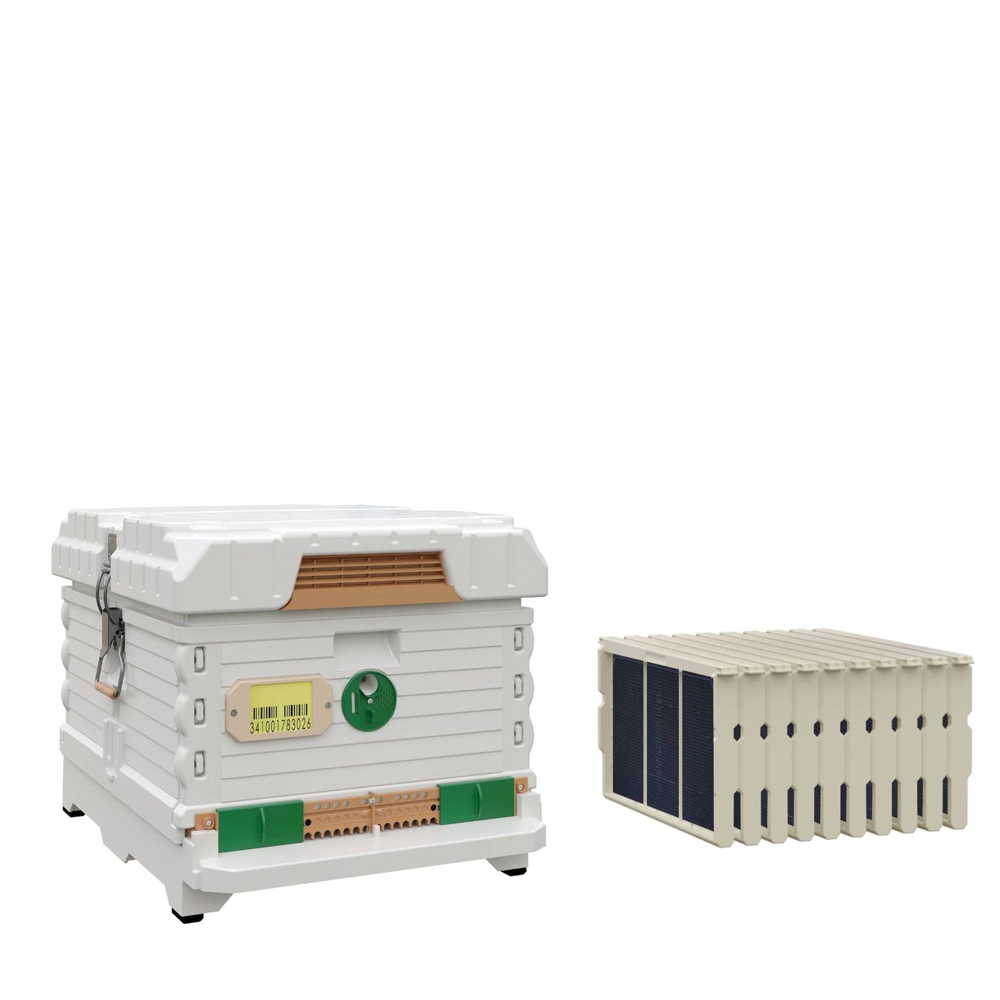 Ergo Insulated White Single Brood Box Beehive Set (NBS)