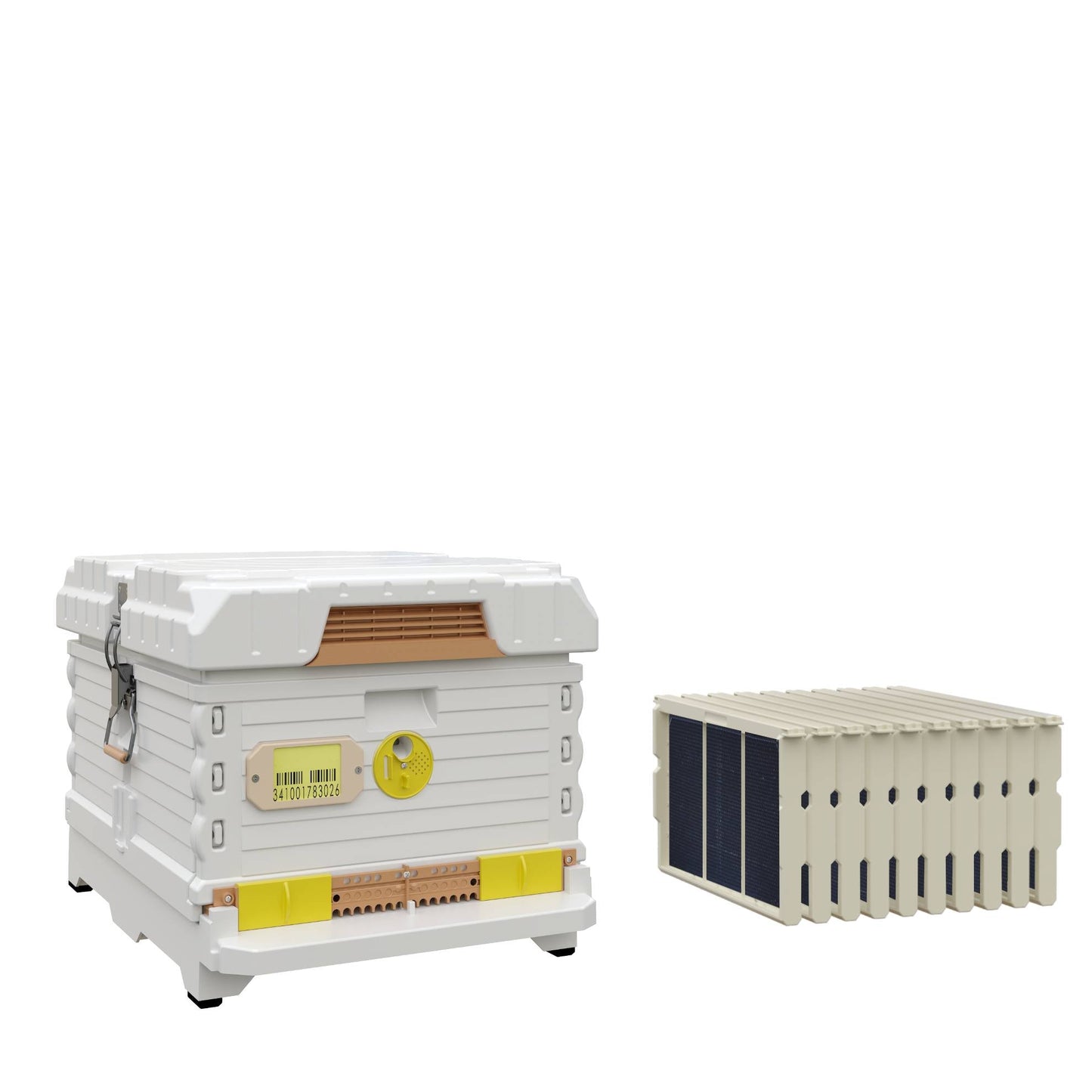 Ergo Insulated White Single Brood Box Beehive Set (NBS)
