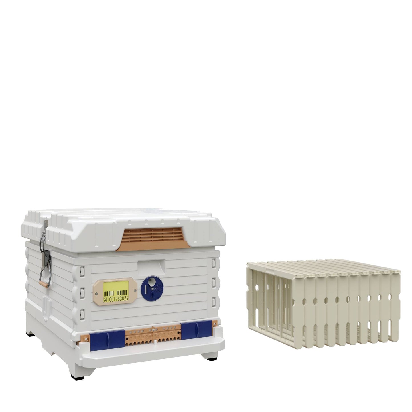 Ergo Insulated White Single Brood Box Beehive Set (NBS)
