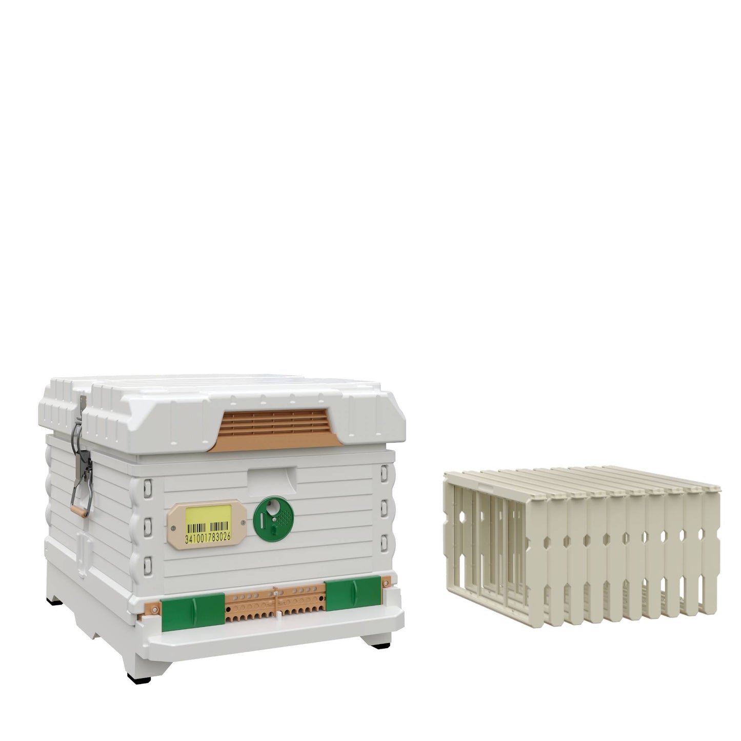 Ergo Insulated White Single Brood Box Beehive Set (NBS)