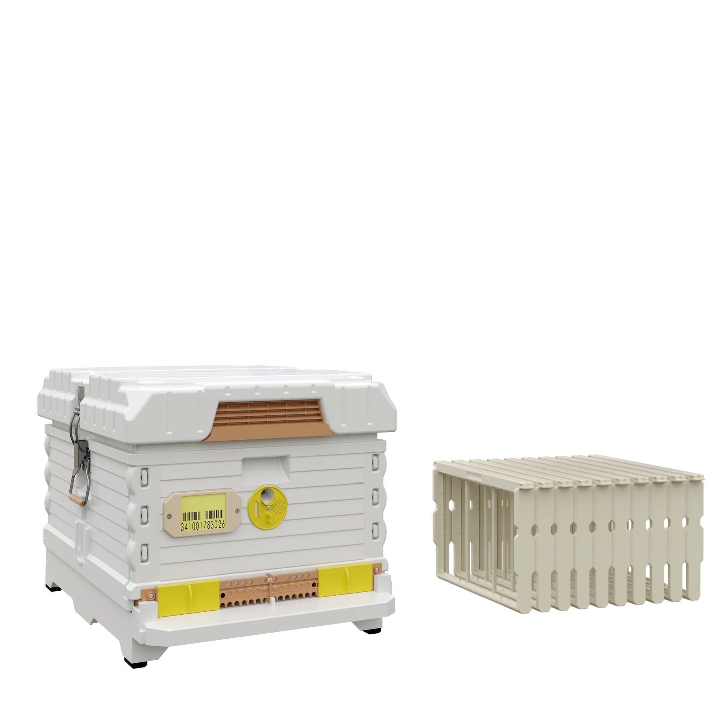 Ergo Insulated White Single Brood Box Beehive Set (NBS)