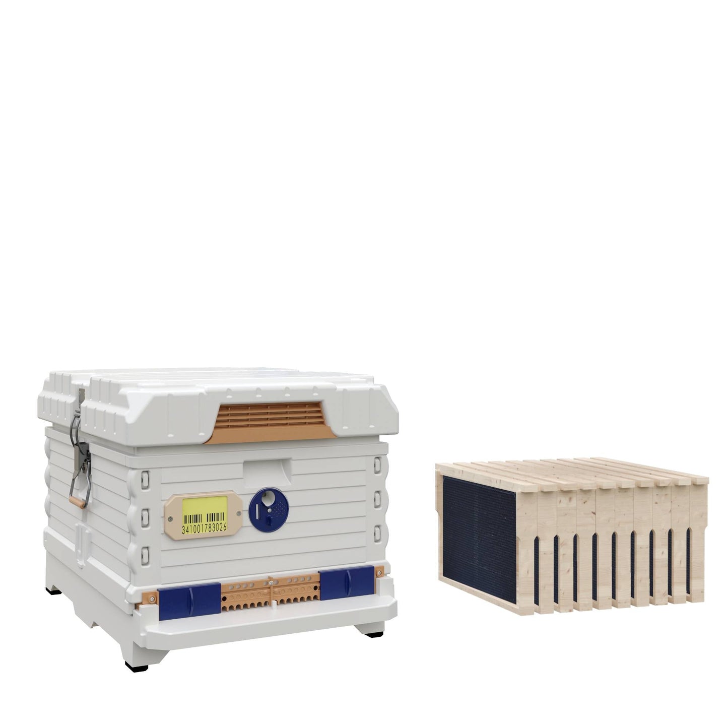 Ergo Insulated White Single Brood Box Beehive Set (NBS)