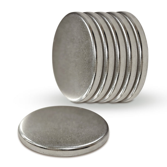 Apis Tactical - Neodymium Magnet Accessory Kit - N52 Small, Circular Magnetic Discs - Strong Magnets 6 Pack