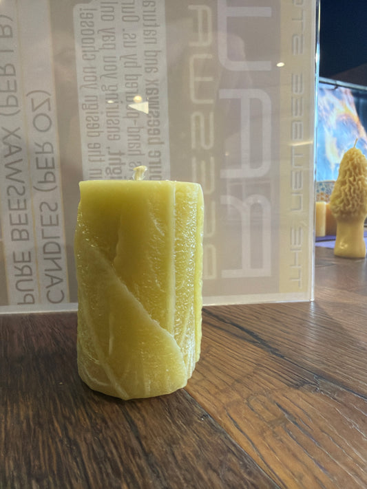 MB Pure Beeswax Pillar Candle 3.5oz