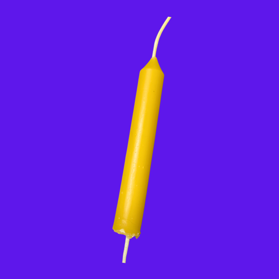 Pure Beeswax Classic Taper Candle
