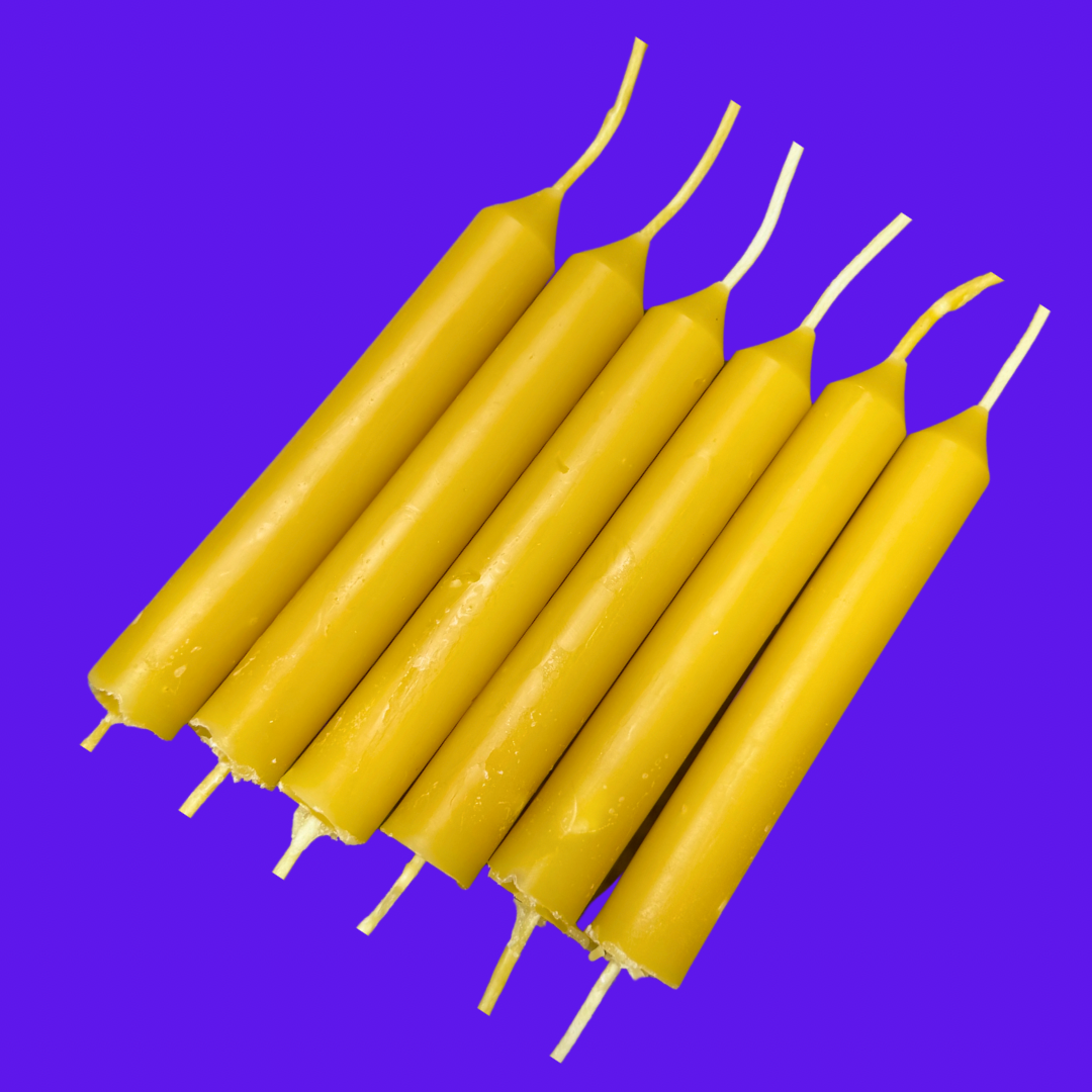 Pure Beeswax Classic Taper Candle