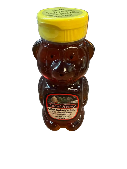 C&P Apiaries: Pure Honey Bear 12oz.