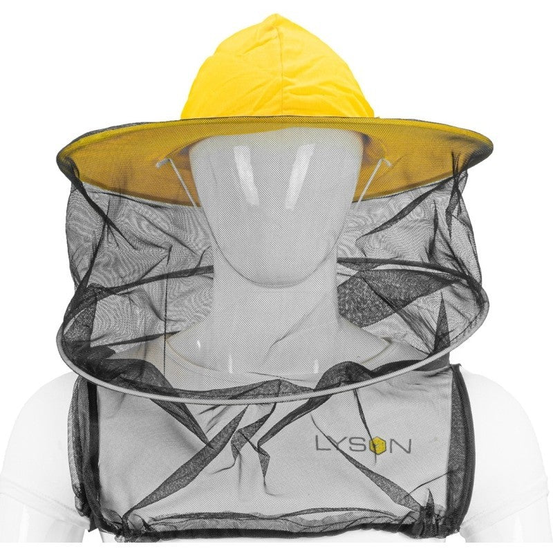 Lyson Beekeeping Hat-veil with elastic bands - Yellow