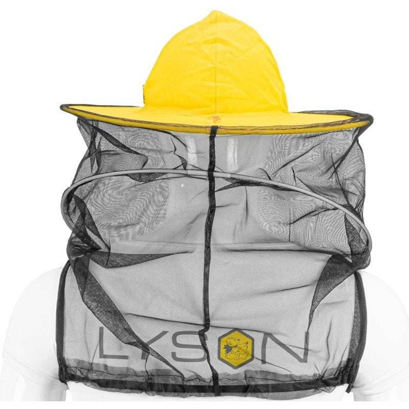 Lyson Beekeeping Hat-veil with elastic bands - Yellow