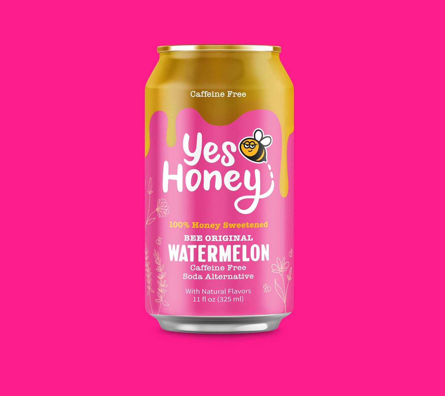 Sparkling Honey Sweetened Watermelon Soda Case